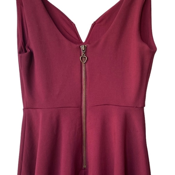 Urban Outfitters Mini‎ Dress XS Valentine's Day Fit and Flare Date Night Red - Picture 11 of 12